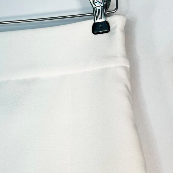 Zara High-waisted Slit Skort Wrap Shorts Oyster White NWT - Picture 3 of 10